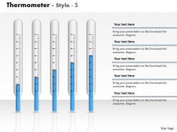 0414 column chart thermometer graph powerpoint graph