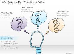 0414 consulting diagram 3d graphic for thinking man powerpoint template