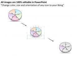 10460825 style division pie-jigsaw 5 piece powerpoint presentation diagram infographic slide