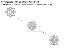 33000834 style variety 1 gears 8 piece powerpoint presentation diagram infographic slide