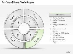 0414 consulting diagram our staged donut circle diagram powerpoint template