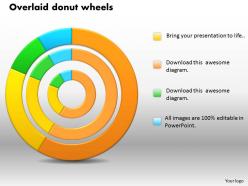 0414 donut chart wheels business design powerpoint graph