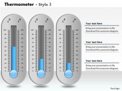 0414 layout of thermometer column chart powerpoint graph