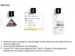 0414 pyramid style column chart powerpoint graph