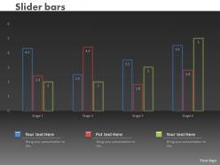 0414 Slider Column Chart For Market Trends Powerpoint Graph