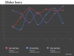 0414 Slider Line Chart Marketing Illustration Powerpoint Graph