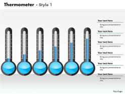 0414 thermometer column chart business layout powerpoint graph