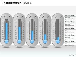0414 thermometer data driven column chart powerpoint graph