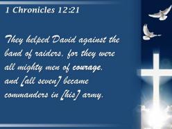 0514 1 chronicles 1221 they were commanders powerpoint church sermon