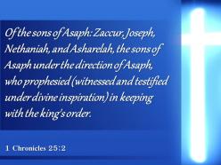 0514 1 chronicles 252 the sons of asaph were powerpoint church sermon