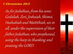 0514 1 chronicles 253 who prophesied using the harp powerpoint church sermon