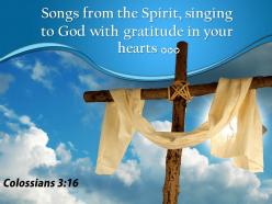 0514 1 colossians 316 songs from the spirit powerpoint church sermon