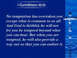 0514 1 corinthians 1013 no temptation has overtaken you except powerpoint church sermon