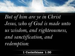 0514 1 corinthians 130 you are in christ jesus powerpoint church sermon