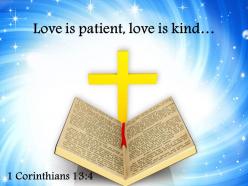 0514 1 corinthians 134 love is patient powerpoint church sermon