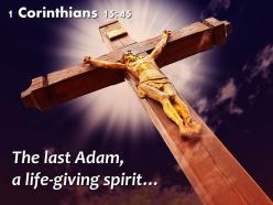 0514 1 corinthians 1545 the last adam powerpoint church sermon