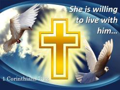 0514 1 Corinthians 712 She Is Willing To Live Powerpoint Church Sermon
