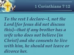 0514 1 corinthians 712 she is willing to live powerpoint church sermon