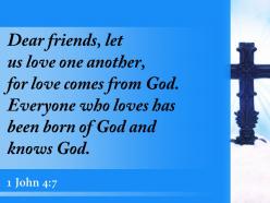 0514 1 john 47 love one another for love powerpoint church sermon