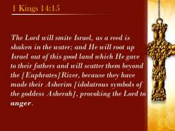 0514 1 kings 1415 they aroused the lord is anger powerpoint church sermon