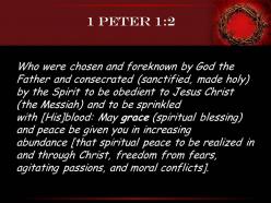 0514 1 peter 12 grace and peace be yours powerpoint church sermon