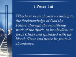 0514 1 peter 12 the father through the sanctifying work powerpoint church sermon