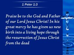 0514 1 peter 13 new birth into a living powerpoint church sermon