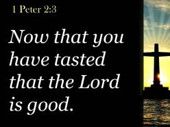 0514 1 peter 23 the lord is good powerpoint church sermon