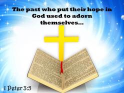 0514 1 Peter 35 The Past Who Put Their Power Powerpoint Church Sermon