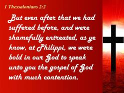 0514 1 thessalonians 22 gospel in the face powerpoint church sermon