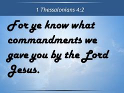 0514 1 thessalonians 42 instructions we gave you by powerpoint church sermon
