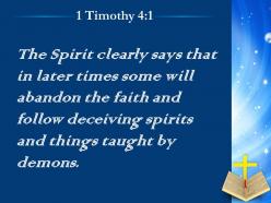0514 1 timothy 41 abandon the faith powerpoint church sermon