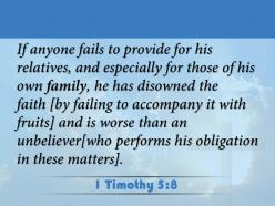 0514 1 timothy 58 the faith and is worse powerpoint church sermon