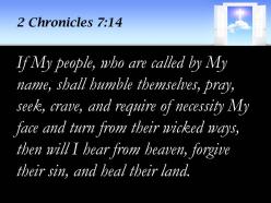 0514 2 chronicles 714 i will forgive their sin power powerpoint church sermon