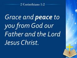 0514 2 corinthians 12 peace to you from god powerpoint church sermon