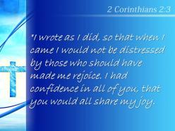 0514 2 corinthians 23 that you would all powerpoint church sermon