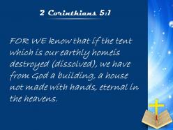 0514 2 corinthians 51 house in heaven not built powerpoint church sermon