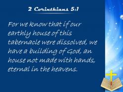 0514 2 corinthians 51 house in heaven not built powerpoint church sermon