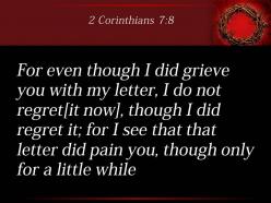 0514 2 corinthians 78 you sorrow by my powerpoint church sermon