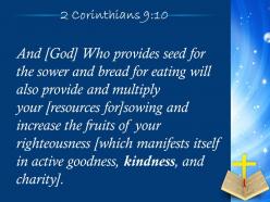 0514 2 corinthians 910 the harvest of your righteousness powerpoint church sermon