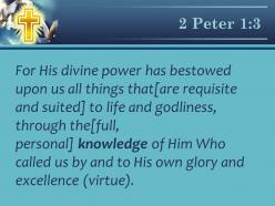 0514 2 peter 13 his divine power has given powerpoint church sermon