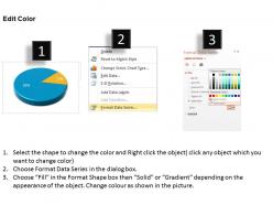 0514 2 staged data driven pie chart powerpoint slides