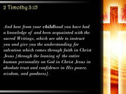 0514 2 timothy 315 the holy scriptures which are able powerpoint church sermon