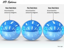 0514 3d blue color decorative balls image graphics for powerpoint