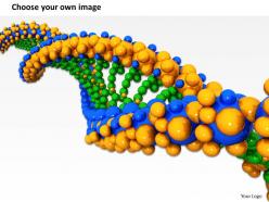 0514 3d dna red and blue structure image graphics for powerpoint