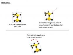 0514 3d illustration molecular structure image graphics for powerpoint