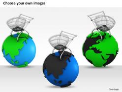 0514 3d illustration of global shopping image graphics for powerpoint