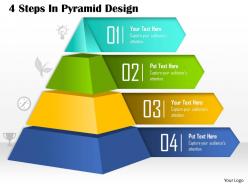 94072986 style layered pyramid 4 piece powerpoint presentation diagram infographic slide