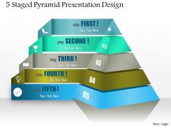 90149044 style layered pyramid 5 piece powerpoint presentation diagram infographic slide