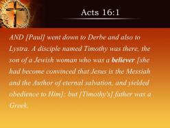 0514 acts 161 paul came to derbe powerpoint church sermon
